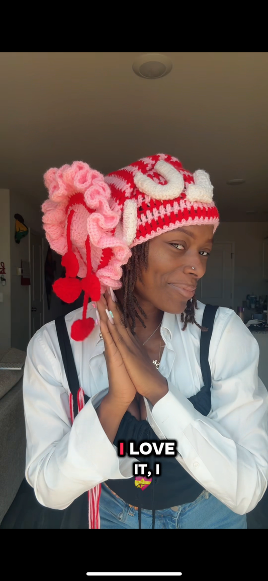 Love On The Brain Slouchy Beanie Pattern