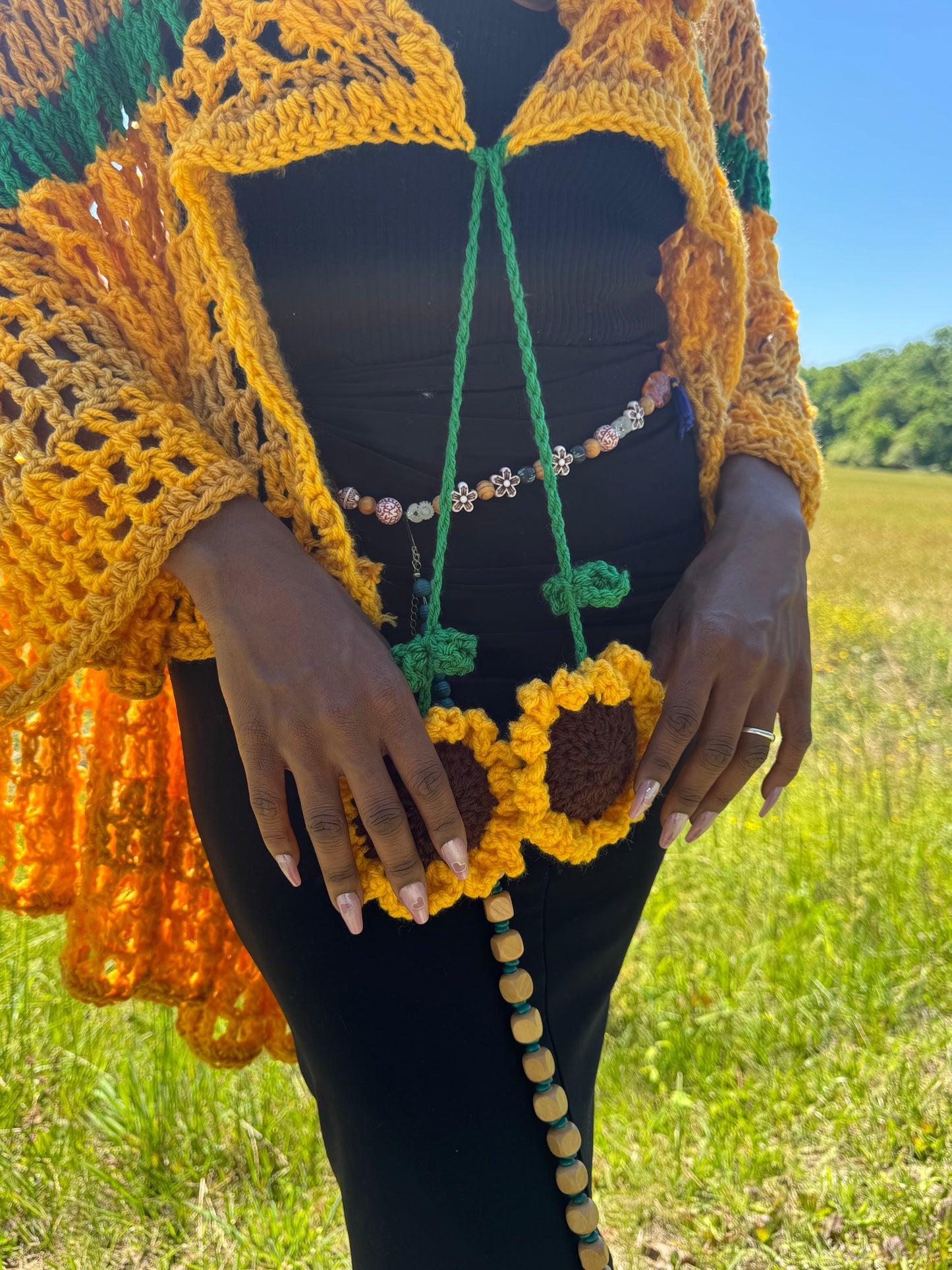 Sunflower-Sun Hooded Veil PATTERN