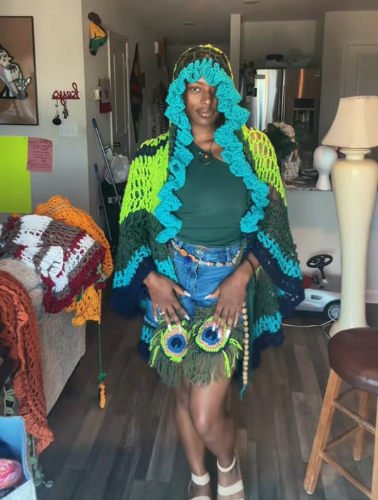 Peacock Veil PATTERN