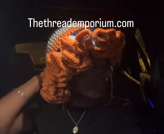 Bloom Crochet Ruffle hat pattern