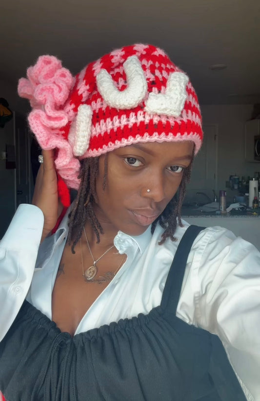 Love On The Brain Slouchy Beanie Pattern